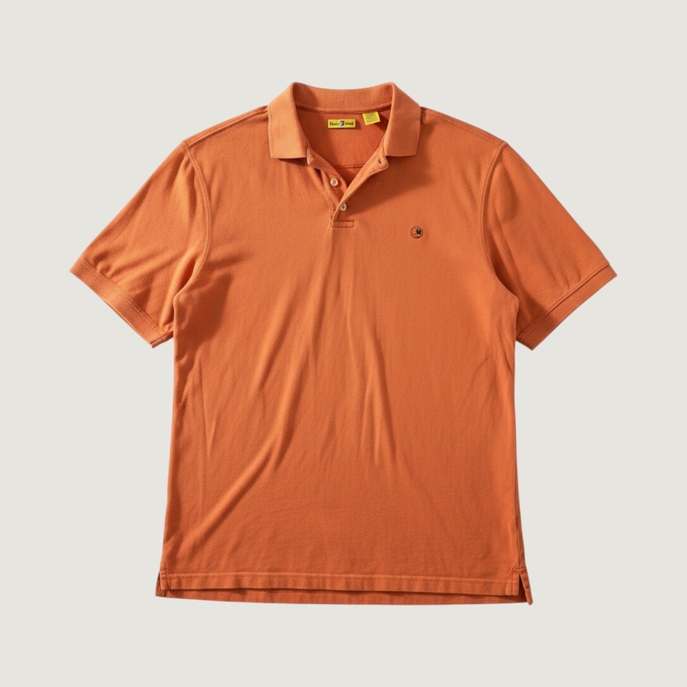 Duck Head vintage size large men's golf polo Orange